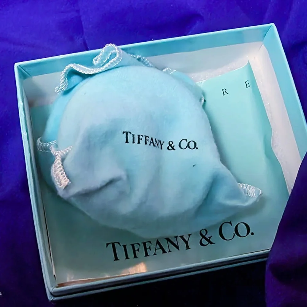 Tiffany and Co Swiss Made Table Clock Box and Papers - Picture 10 of 14